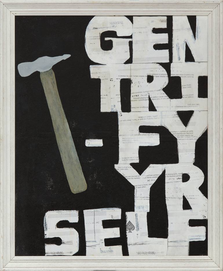 Print of Pop Art Calligraphy Paintings by Dirk Kruithof