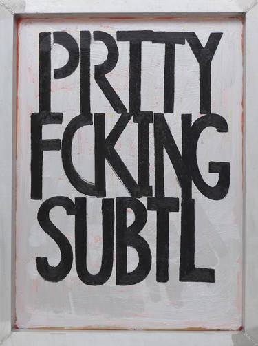 Print of Typography Paintings by Dirk Kruithof