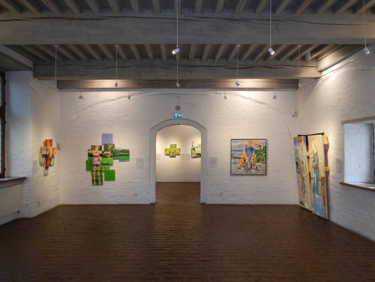 Original Cubism Sports Painting by Hans-Gerhard Meyer