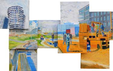 Original Cities Paintings by Hans-Gerhard Meyer