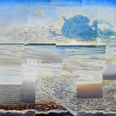 Print of Cubism Beach Paintings by Hans-Gerhard Meyer