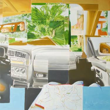 Print of Cubism Transportation Paintings by Hans-Gerhard Meyer