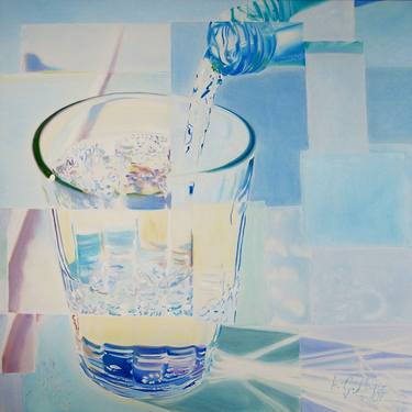 Print of Cubism Food & Drink Paintings by Hans-Gerhard Meyer