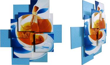 Original Cubism Food & Drink Paintings by Hans-Gerhard Meyer