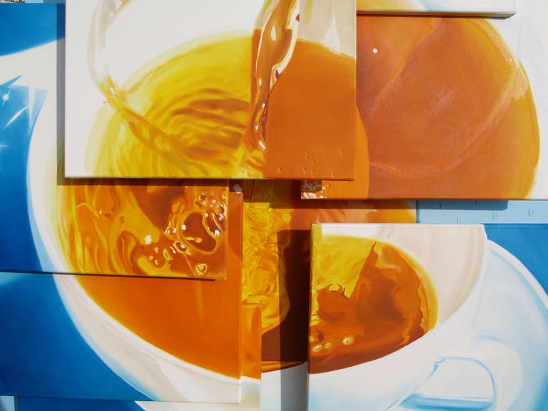 Original Cubism Food & Drink Painting by Hans-Gerhard Meyer