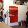 Animus Corpus Movement VII on display at Jorge Posada's studio in LIC, New York