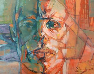 Original Figurative People Paintings by Jorge Posada