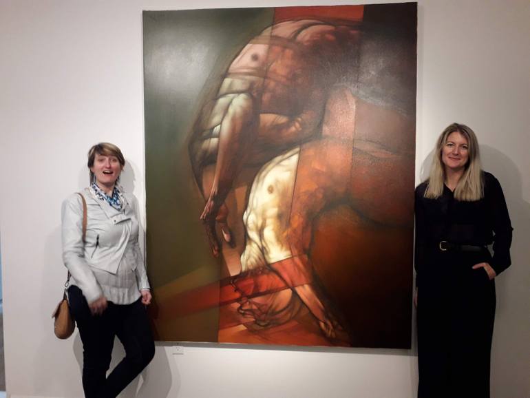 Original Figurative Body Painting by Jorge Posada