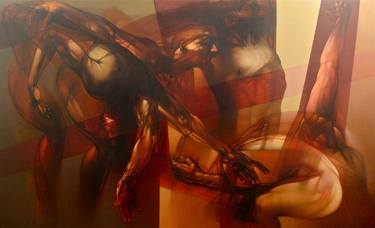 Original Figurative Body Paintings by Jorge Posada