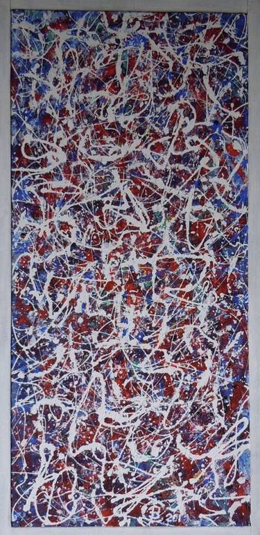 Original Abstract Expressionism Abstract Painting by Vasily Sad
