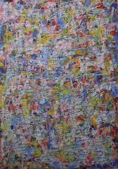 Original Abstract Expressionism Abstract Painting by Vasily Sad