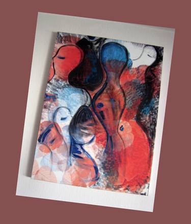 Print of Abstract Expressionism Time Drawings by Tulay Cakir
