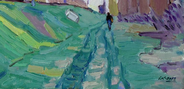 Original Expressionism Landscape Painting by Ivan Kolisnyk
