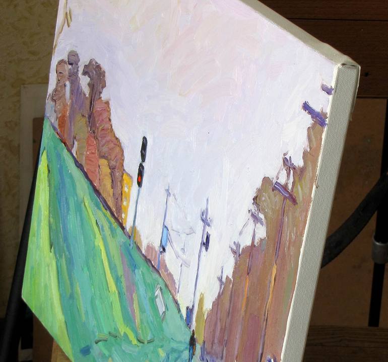 Original Expressionism Landscape Painting by Ivan Kolisnyk