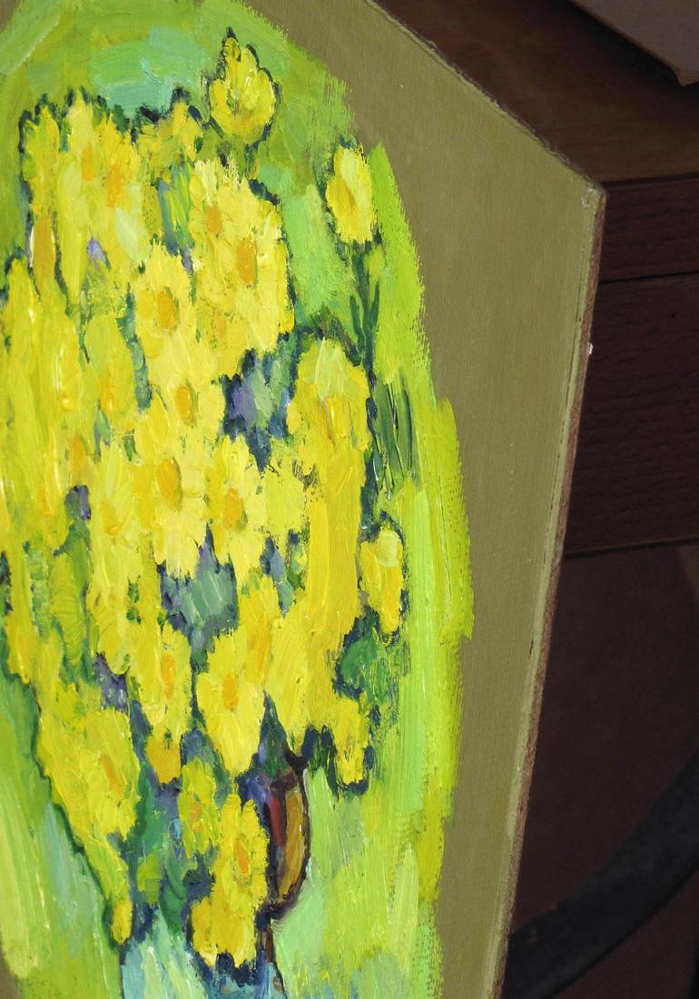 Original Impressionism Floral Painting by Ivan Kolisnyk