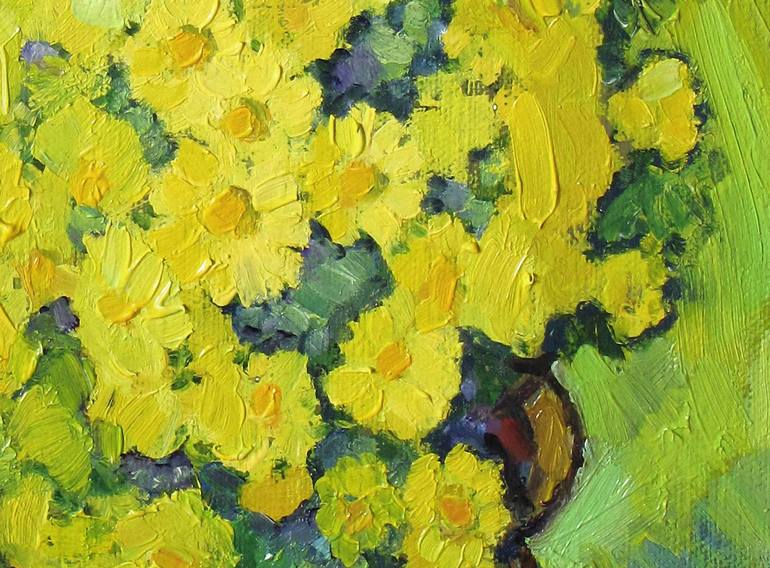 Original Impressionism Floral Painting by Ivan Kolisnyk
