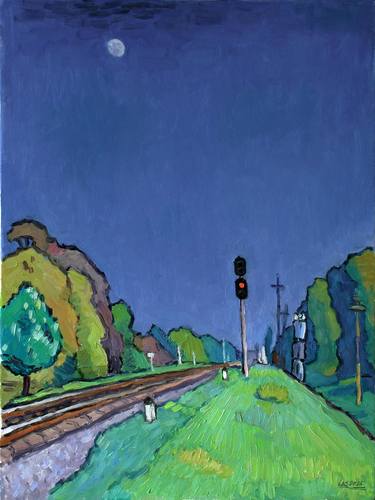 Original Impressionism Landscape Painting by Ivan Kolisnyk