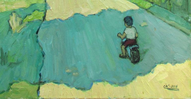 Original Impressionism Landscape Painting by Ivan Kolisnyk