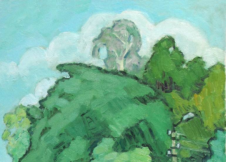 Original Impressionism Landscape Painting by Ivan Kolisnyk