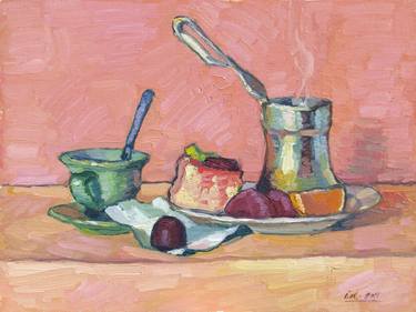 Print of Realism Food & Drink Paintings by Ivan Kolisnyk