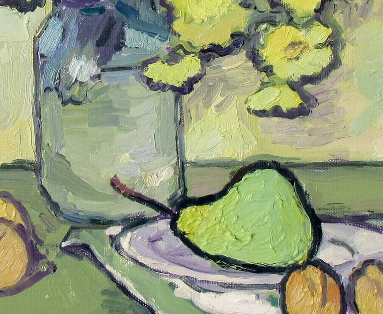 Original Impressionism Still Life Painting by Ivan Kolisnyk