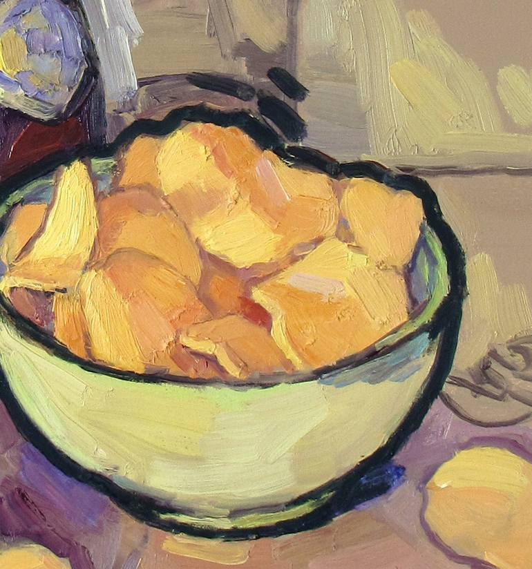Original Impressionism Still Life Painting by Ivan Kolisnyk
