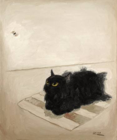 Print of Cats Paintings by Ivan Kolisnyk