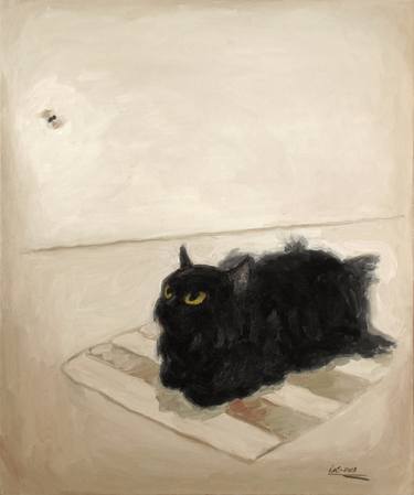 Original Fine Art Cats Paintings by Ivan Kolisnyk
