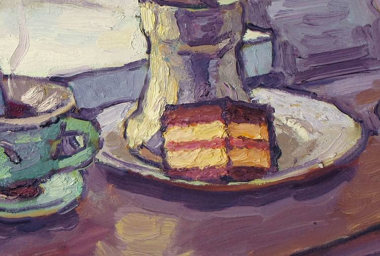Original Impressionism Still Life Painting by Ivan Kolisnyk