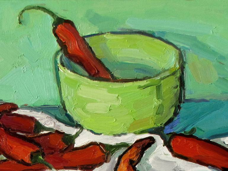 Original Impressionism Still Life Painting by Ivan Kolisnyk