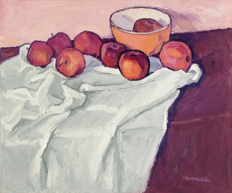 Still Life with Red Apples