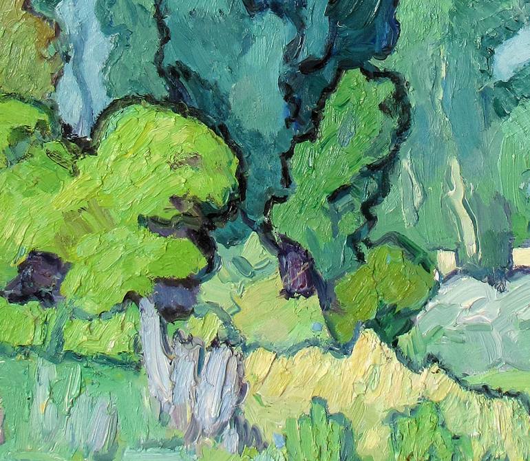 Original Impressionism Landscape Painting by Ivan Kolisnyk