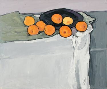 Saatchi Art Artist Ivan Kolisnyk; Paintings, “Still Life with Apricots” #art