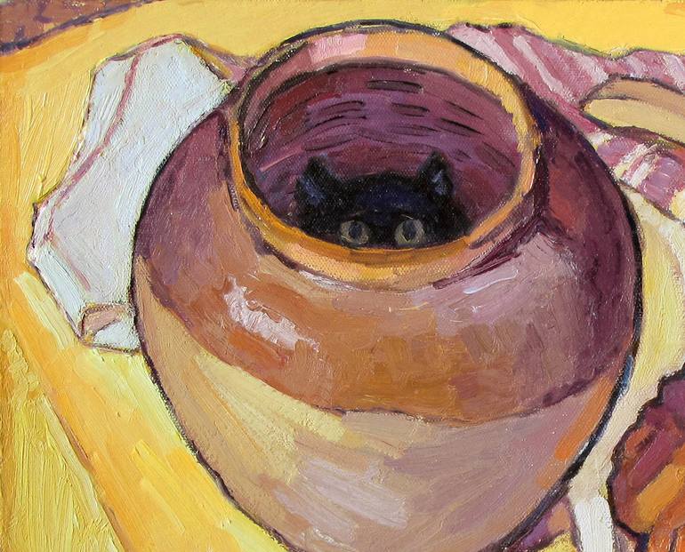 Original Expressionism Still Life Painting by Ivan Kolisnyk