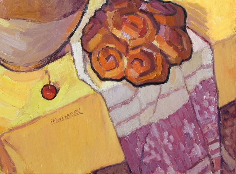 Original Expressionism Still Life Painting by Ivan Kolisnyk