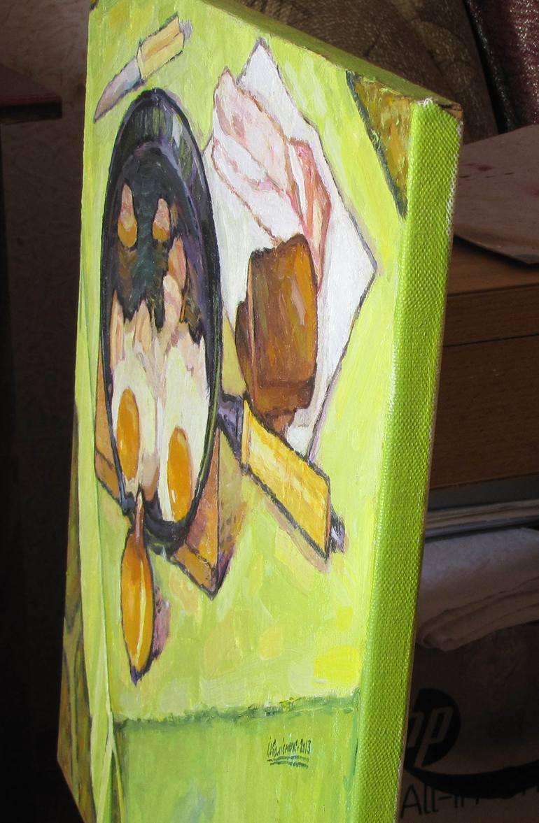 Original Expressionism Still Life Painting by Ivan Kolisnyk