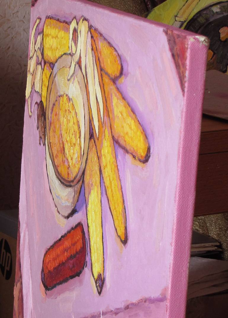 Original Expressionism Still Life Painting by Ivan Kolisnyk