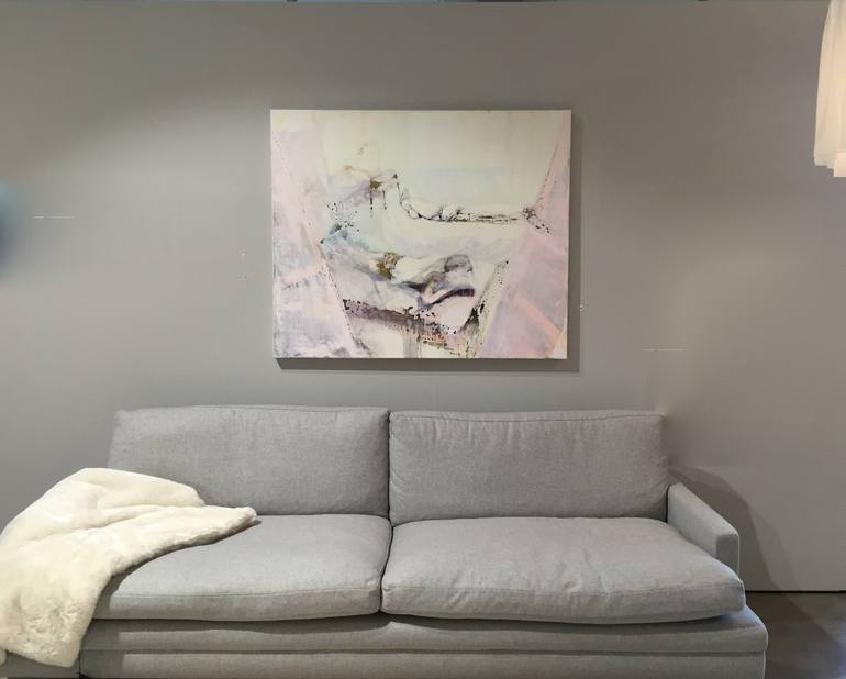 Original Fine Art Abstract Painting by Mona Hoel