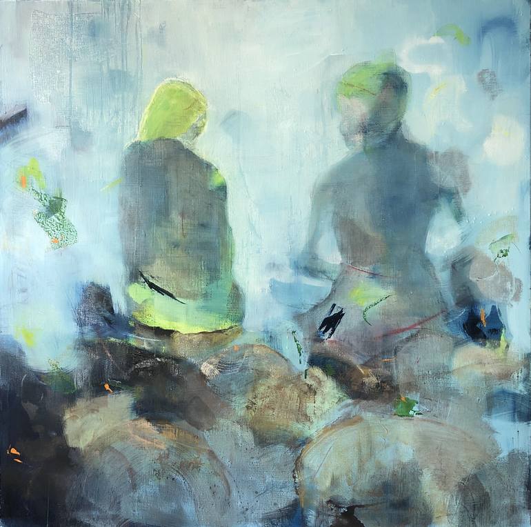 Original Modern Women Paintings by Mona Hoel