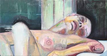 Original Expressionism Nude Paintings by Katharina Schellenberger