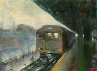 Print of Fine Art Train Paintings by Darren Thompson