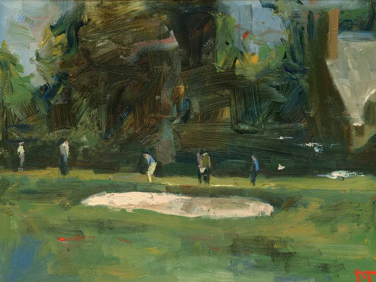 The Cat Box Painting by Darren Thompson Saatchi Art