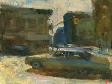 Original Impressionism Automobile Paintings by Darren Thompson