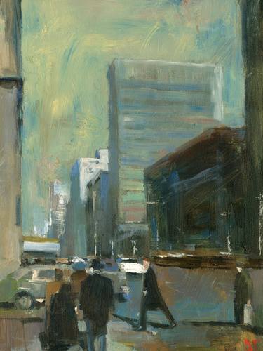 Print of Impressionism Cities Paintings by Darren Thompson