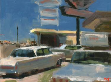 Print of Automobile Paintings by Darren Thompson