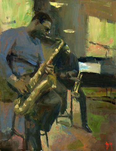 Print of Realism Music Paintings by Darren Thompson
