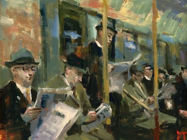 Original Impressionism People Paintings by Darren Thompson