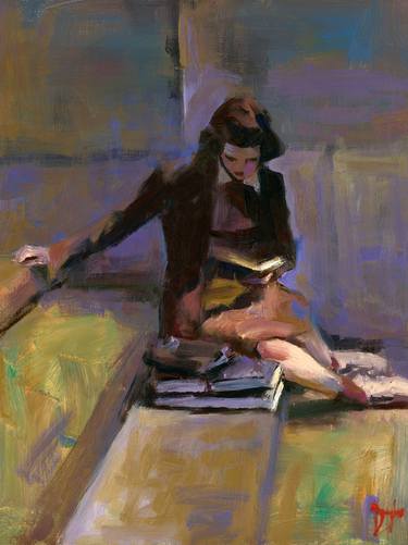Original Realism Women Paintings by Darren Thompson
