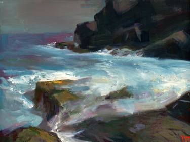 Original Impressionism Seascape Paintings by Darren Thompson