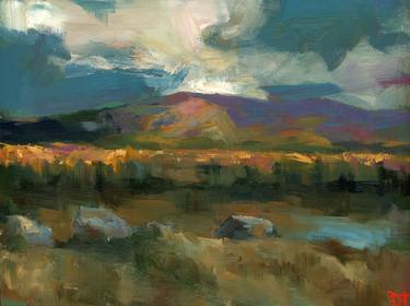 Original Impressionism Landscape Painting by Darren Thompson